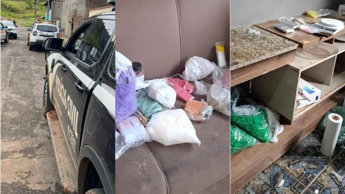 Operação integrada fecha dois pontos de preparo e venda de drogas em Areado