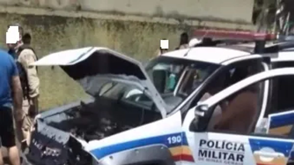 Viatura se envolve em colisão durante perseguição em Capetinga