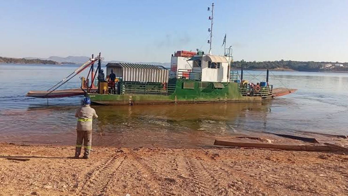 Empresa mantém operação normal da balsa entre Guapé e São José da Barra